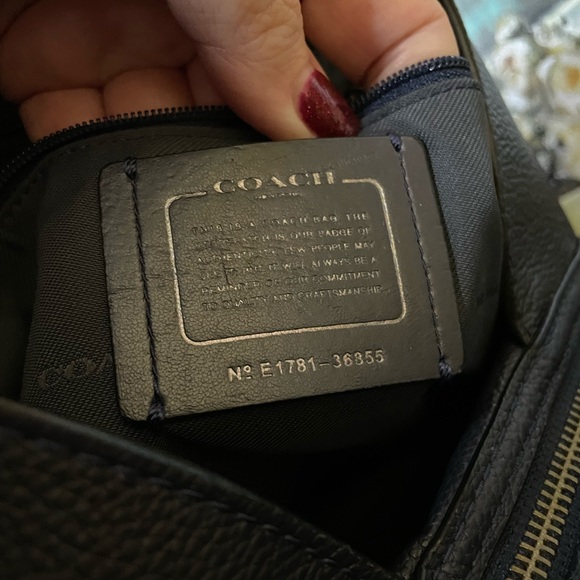 Coach Edie 31 Shoulder Bag in Dar Blue - Picture 11 of 11